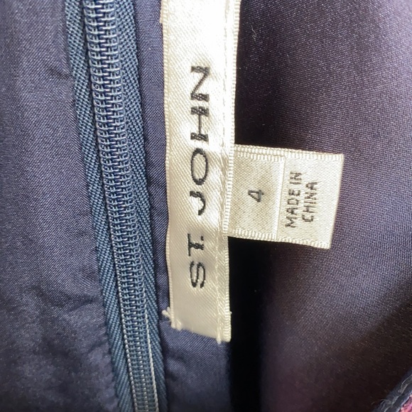 St. John Floral Sheath Dress - Picture 9 of 11